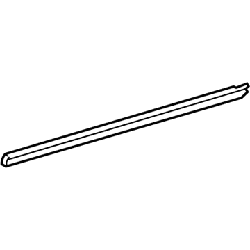 GM 22773040 Belt Weatherstrip, Front Passenger Side 22773040 GM Belt Weatherstrip, Front Passenger Side Illustration 1 of 1