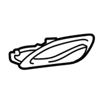 Cadillac Interior Door Handle - 22766364