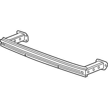 GM 42607558 Lower Impact Bar 42607558 GM Lower Impact Bar Illustration 1 of 1