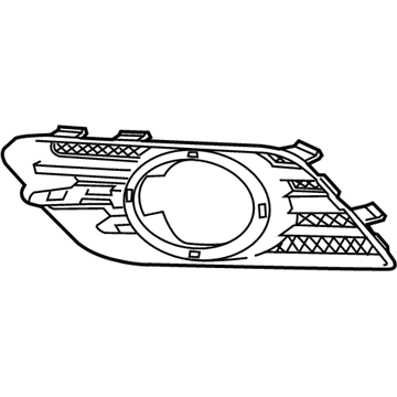 GM 95470234 Trim Bezel 95470234 GM Trim Bezel Illustration 1 of 1