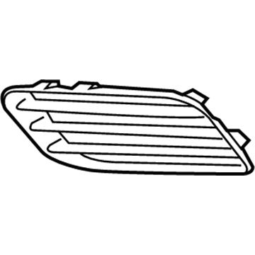 GM 25980484 Trim Bezel, Driver Side 25980484 GM Trim Bezel, Driver Side Illustration 1 of 1