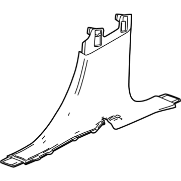 GM 87836226 Panel Assembly-Center Pillar Lower Trim *Backen Blackk 87836226 GM Panel Assembly-Center Pillar Lower Trim *Backen Blackk Illustration 1 of 1