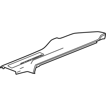 Cadillac ESCALADE IQ Door Moldings - 87836225