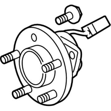 GM 25954415 Hub & Bearing, Rear 25954415 GM Hub & Bearing, Rear Illustration 1 of 1