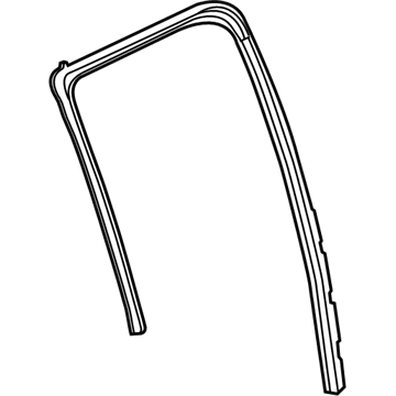 Chevy Silverado 1500 LD Weather Strip - 23286282