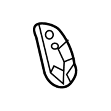 GM 20938282 Reinforcement, Rear Driver Side 20938282 GM Reinforcement, Rear Driver Side Illustration 1 of 1
