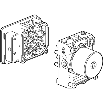 Chevy Silverado 2500 HD ABS Pump And Motor Assembly - 84870262