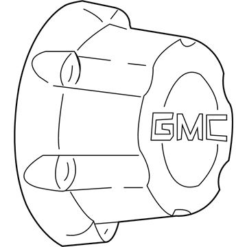 GM 15067581 Hub Cap 15067581 GM Hub Cap Illustration 1 of 1