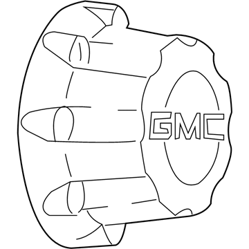 GMC 9597159 Hub Cap