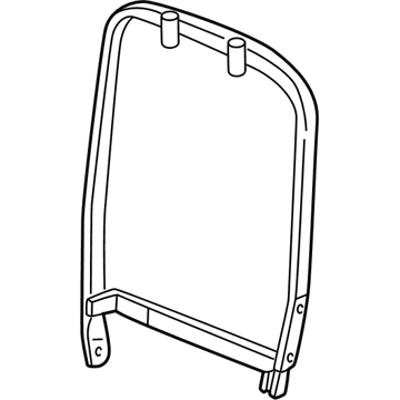 12531234 GM Seat Back Frame, Front Illustration 1 of 1