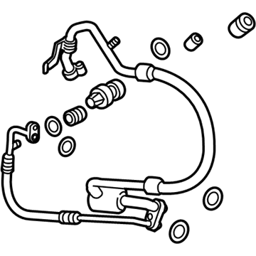 GM 84812616 Discharge Hose 84812616 GM Discharge Hose Illustration 1 of 1