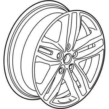 84450625 GM Wheel, Alloy, Rear Illustration 1 of 1