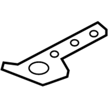 GM 13393635 Lock Pillar Reinforcement Baffle, Center Driver Side 13393635 GM Lock Pillar Reinforcement Baffle, Center Driver Side Illustration 1 of 1