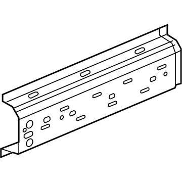 GM 13366123 Rocker Reinforcement, Driver Side 13366123 GM Rocker Reinforcement, Driver Side Illustration 1 of 1