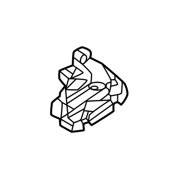 85642568 GM Bracket-Rear Bumper Fascia Tail Lamp Opening Illustration 1 of 1