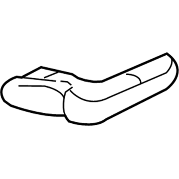 88977821 GM Seat Cushion Pad Illustration 1 of 1