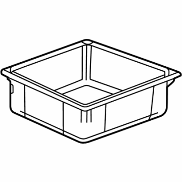 GM 87859282 Storage Tray, Jet Black 87859282 GM Storage Tray, Jet Black Illustration 1 of 1
