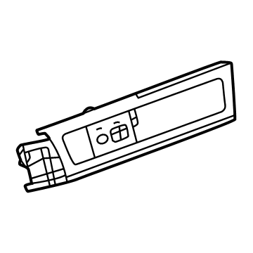 GM 87866807 Trim Plate, Jet Black, Front 87866807 GM Trim Plate, Jet Black, Front Illustration 1 of 1