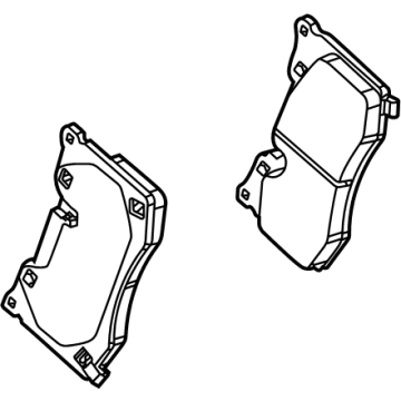 Chevy Corvette Brake Pads - 84777509