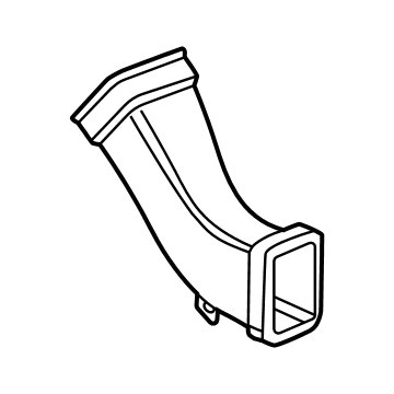26362651 GM Duct Assembly-Front Floor Console Rear Air Illustration 1 of 1