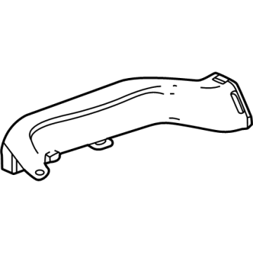 GM 26362670 Duct Assembly-Floor Front Air Outlet 26362670 GM Duct Assembly-Floor Front Air Outlet Illustration 1 of 1
