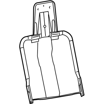 GM 89041447 Seat Back Frame 89041447 GM Seat Back Frame Illustration 1 of 1