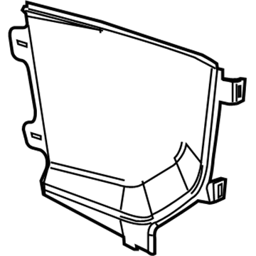 20819579 GM Console Panel, Passenger Side Illustration 1 of 1