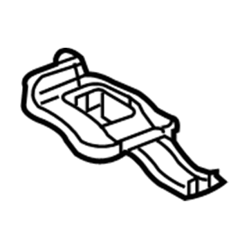 GM 84122054 Lower Cap, Black, Front Driver Side 84122054 GM Lower Cap, Black, Front Driver Side Illustration 1 of 1