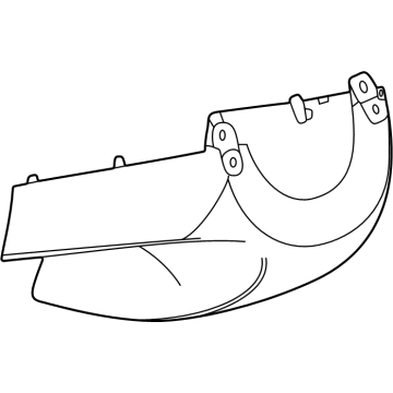 Buick 42755006 Lower Column Cover