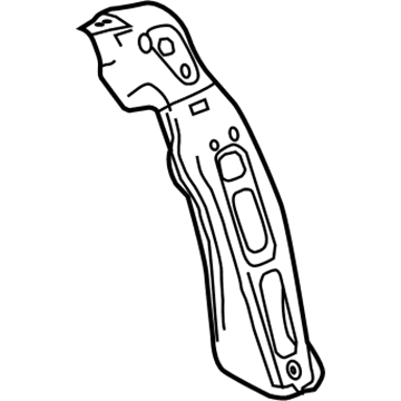25984659 GM Lock Pillar Reinforcement, Rear Outer Driver Side Illustration 1 of 1