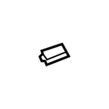 95990803 GM Lock Pillar Reinforcement Baffle Illustration 1 of 1