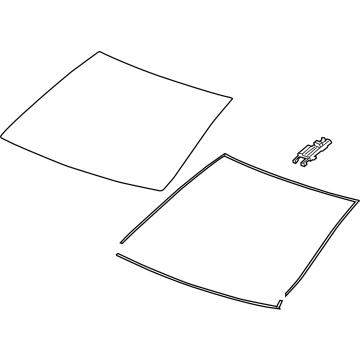 GM 84815764 Windshield 84815764 GM Windshield Illustration 1 of 1