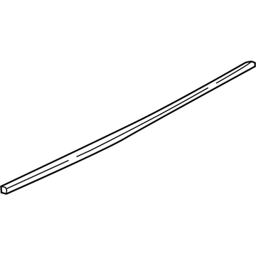 85576568 GM Belt Molding, Rear Driver Side Illustration 1 of 1
