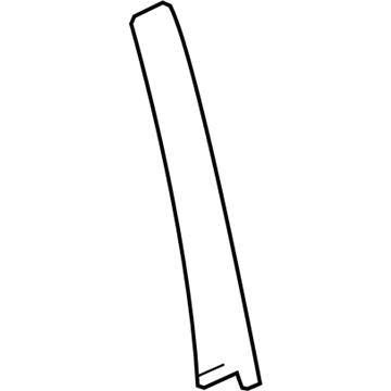 84252224 GM Applique, Rear Passenger Side Illustration 1 of 1