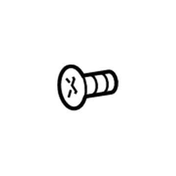GM 94503739 Lower Quarter Trim Clip, Black 94503739 GM Lower Quarter Trim Clip, Black Illustration 1 of 1