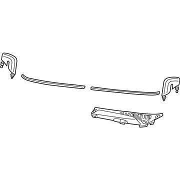 Pontiac 92052119 Cowl Grille