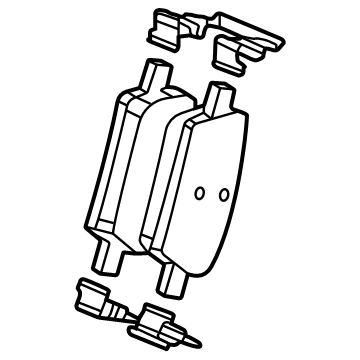 GM 85144507 Brake Pads 85144507 GM Brake Pads Illustration 1 of 1