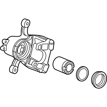 GM 84794924 Caliper, Blue, Rear Passenger Side 84794924 GM Caliper, Blue, Rear Passenger Side Illustration 1 of 1