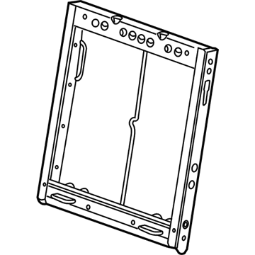 GM 22888427 Seat Back Frame, Rear 22888427 GM Seat Back Frame, Rear Illustration 1 of 1