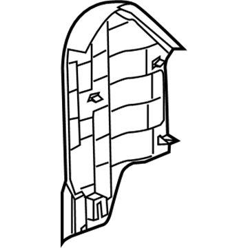 GM 22967837 Outer Finish Panel 22967837 GM Outer Finish Panel Illustration 1 of 1