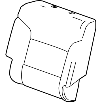 84550064 GM Seat Back Cover Illustration 1 of 1