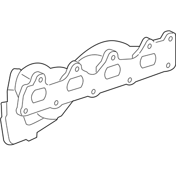 GM 19420129 Exhaust Manifold 19420129 GM Exhaust Manifold Illustration 1 of 1