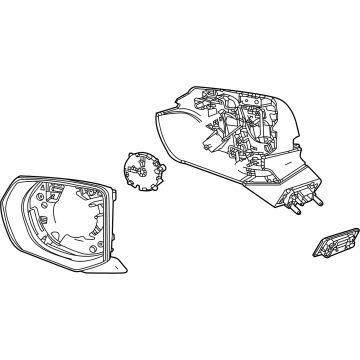 Chevy 84977312 Mirror Assembly
