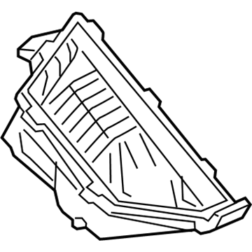 GM 23349889 Air Cleaner Assembly 23349889 GM Air Cleaner Assembly Illustration 1 of 1