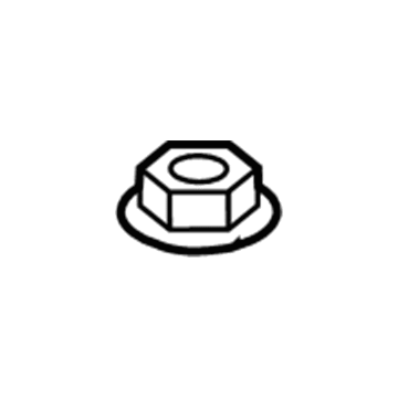 Chevy 11546367 Lower Transmission Mount Nut