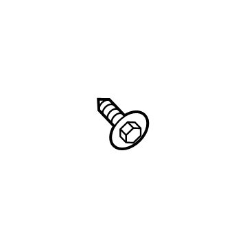 Buick 11570498 Upper Quarter Trim Bolt