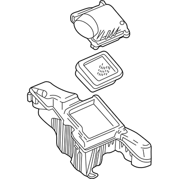 GM 22712132 Air Cleaner Assembly 22712132 GM Air Cleaner Assembly Illustration 1 of 1