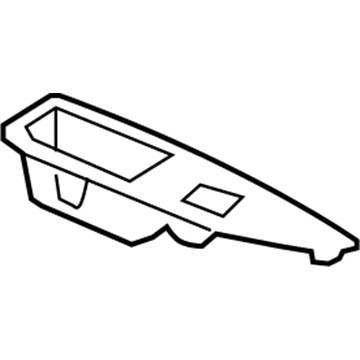 GM 20952795 Switch Bezel, Titanium, Driver Side 20952795 GM Switch Bezel, Titanium, Driver Side Illustration 1 of 1