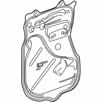 Chevy 85163939 Door Shell Deflector