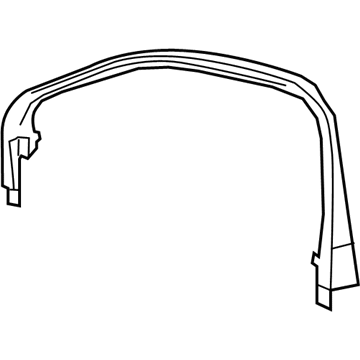 GM 84588750 Upper Trim, Front Driver Side 84588750 GM Upper Trim, Front Driver Side Illustration 1 of 1